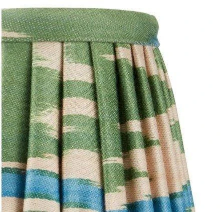Green & Blue Ikat Wall Light Lamp Shade - Available In Multiple Sizes 2 Green & Blue Ikat Wall Light Lamp Shade - Available In Multiple Sizes - Image 2