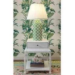 Green & Ivory Bamboo Trellis Porcelain Hexagonal Table Lamp 5 Green & Ivory Bamboo Trellis Porcelain Hexagonal Table Lamp -Famous Furniture Store green and ivory bamboo trellis porcelain hexagonal table lamp table lamps the well appointed house 3 4a411ebf 06a5 4424 9ea3 7816211589e5
