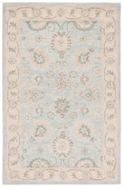 Safavieh Grey & Beige Hand Tufted Traditional Wool Area Rug