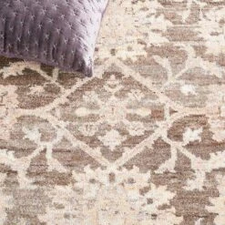 Safavieh Grey & Ivory Hand Knotted Floral Wool Blend Area Rug -Famous Furniture Store grey and ivory hand knotted floral wool blend area rug rugs the well appointed house 8
