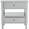 Safavieh Grey Two Drawer Nightstand