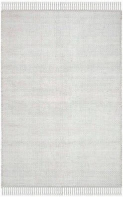 Safavieh Hand Loomed Bone Ivory Wool Area Rug