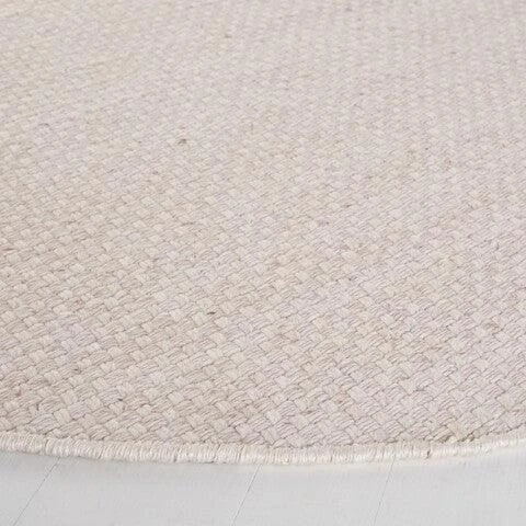 Safavieh Hand Loomed Bone Ivory Wool Area Rug 7 Safavieh Hand Loomed Bone Ivory Wool Area Rug - Image 7