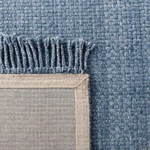 Safavieh Hand Loomed Deep Blue Wool Area Rug 5 Safavieh Hand Loomed Deep Blue Wool Area Rug - Image 5