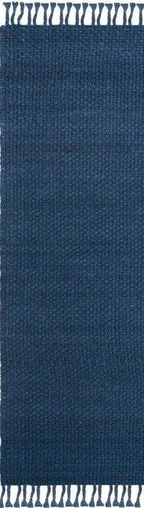 Safavieh Hand Loomed Navy Blue Wool Area Rug 7 Safavieh Hand Loomed Navy Blue Wool Area Rug - Image 7