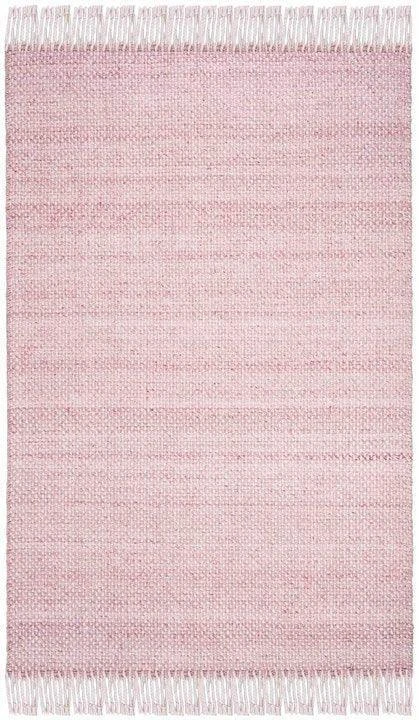 Safavieh Hand Loomed Pink Wool Area Rug 1 Safavieh Hand Loomed Pink Wool Area Rug