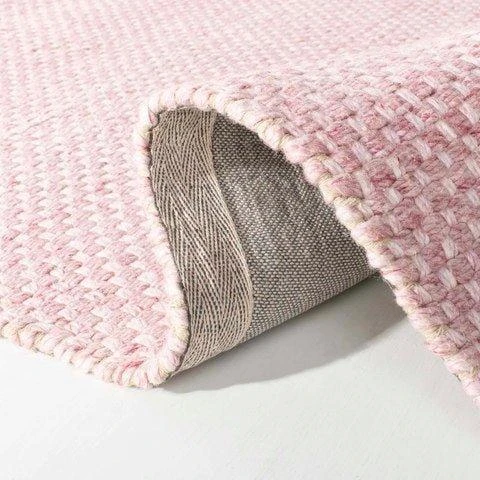 Safavieh Hand Loomed Pink Wool Area Rug 4 Safavieh Hand Loomed Pink Wool Area Rug - Image 4