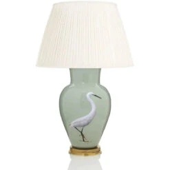 Handmade Glass Egret Green Decoupage Lamp, Large 14 Handmade Glass Egret Green Decoupage Lamp, Large -Famous Furniture Store handmade glass egret green decoupage lamp large table lamps the well appointed house 7 761f43ba 72b1 4c76 a2a7 263ea5b6c636
