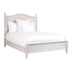 Isabella Luxe Wood Panel Bed