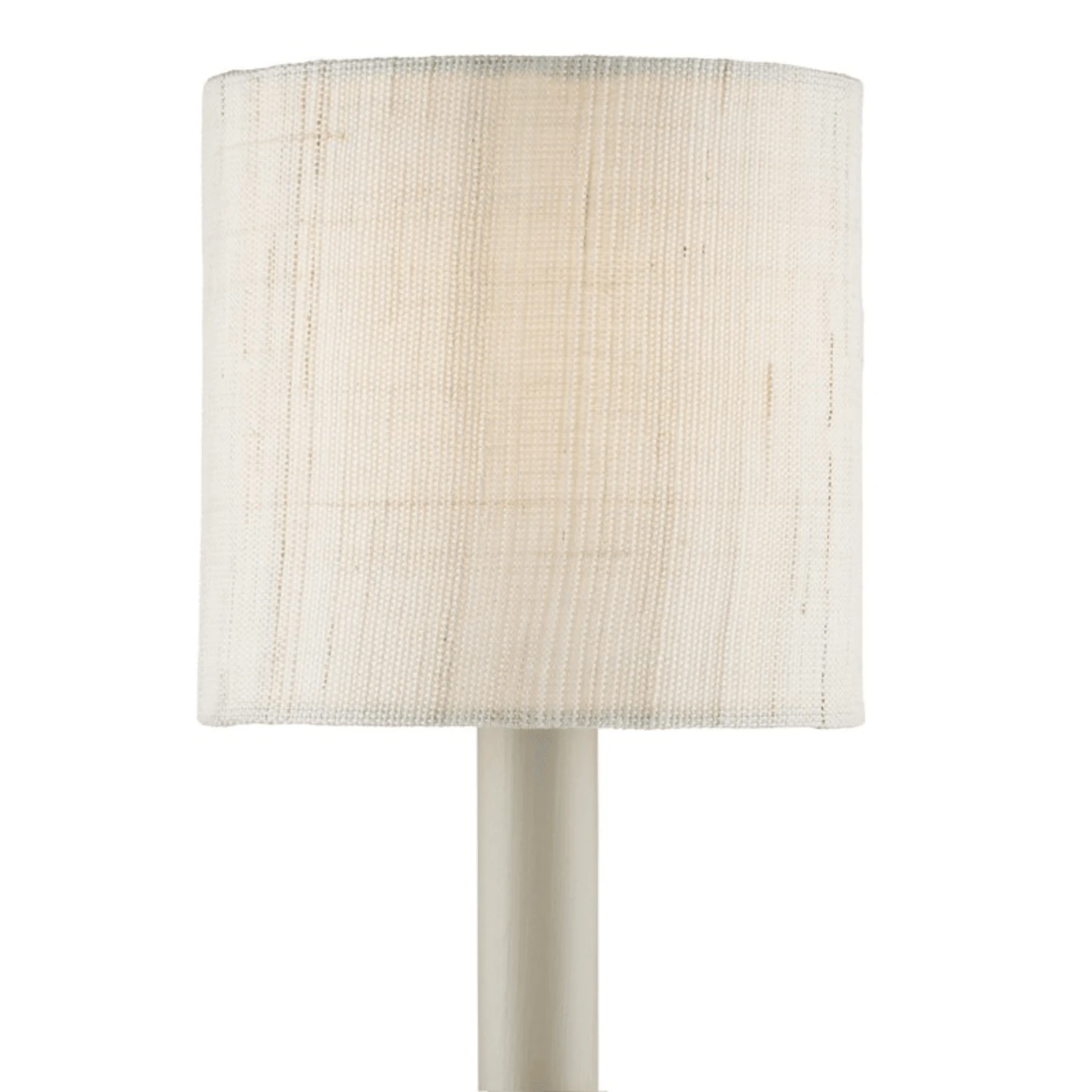 Ivory Fine Grasscloth Drum Chandelier Shade 3 Ivory Fine Grasscloth Drum Chandelier Shade - Image 3