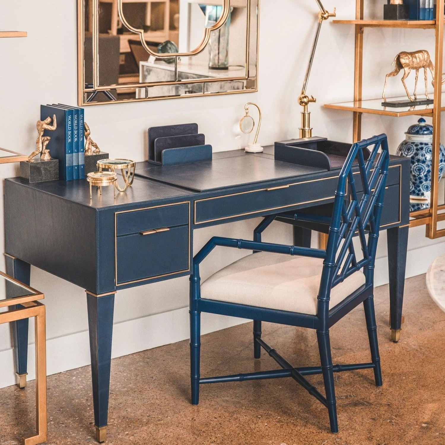 Jardin Faux Bamboo Chinoiserie Lattice Armchair 4 Jardin Faux Bamboo Chinoiserie Lattice Armchair - Image 4