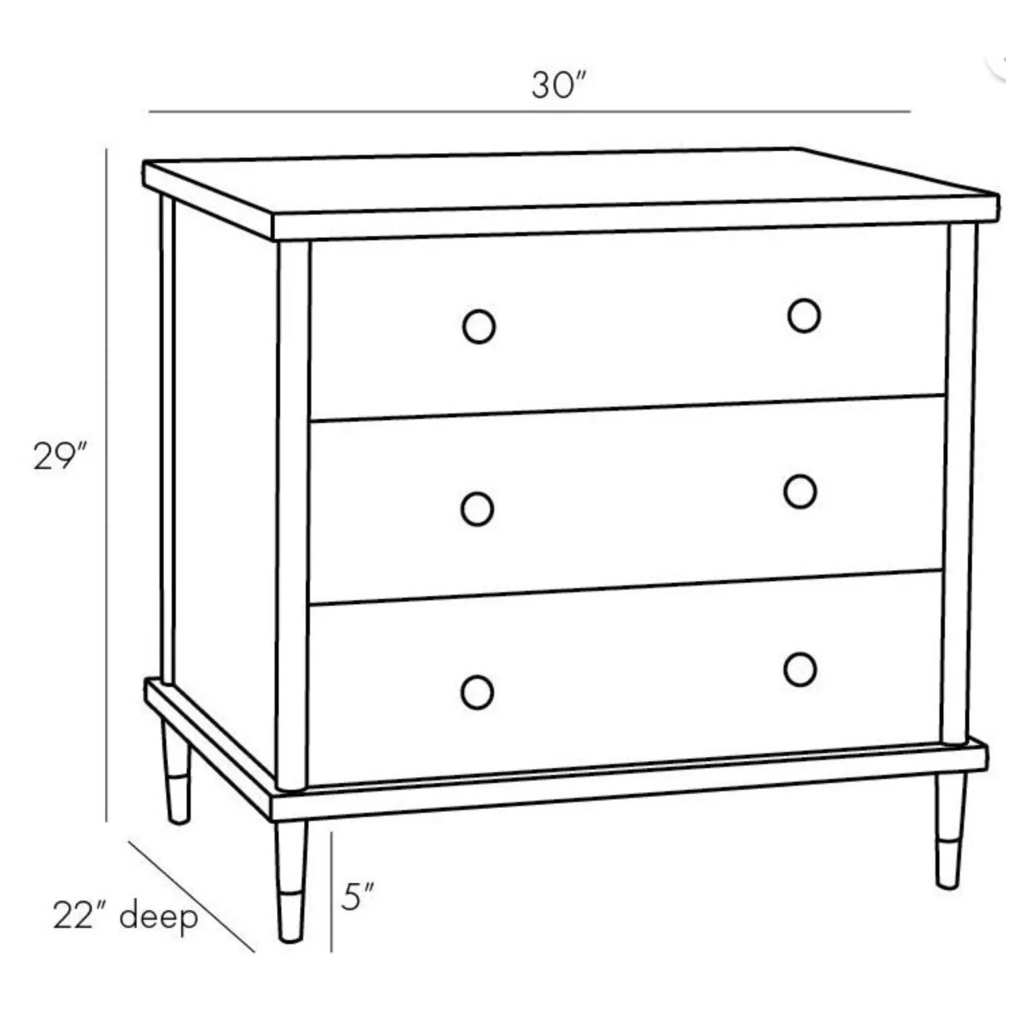 Jobe Nightstand 8 Jobe Nightstand - Image 8