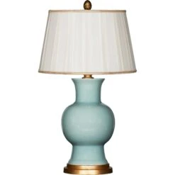 Juliette Celadon Table Lamp With Shade