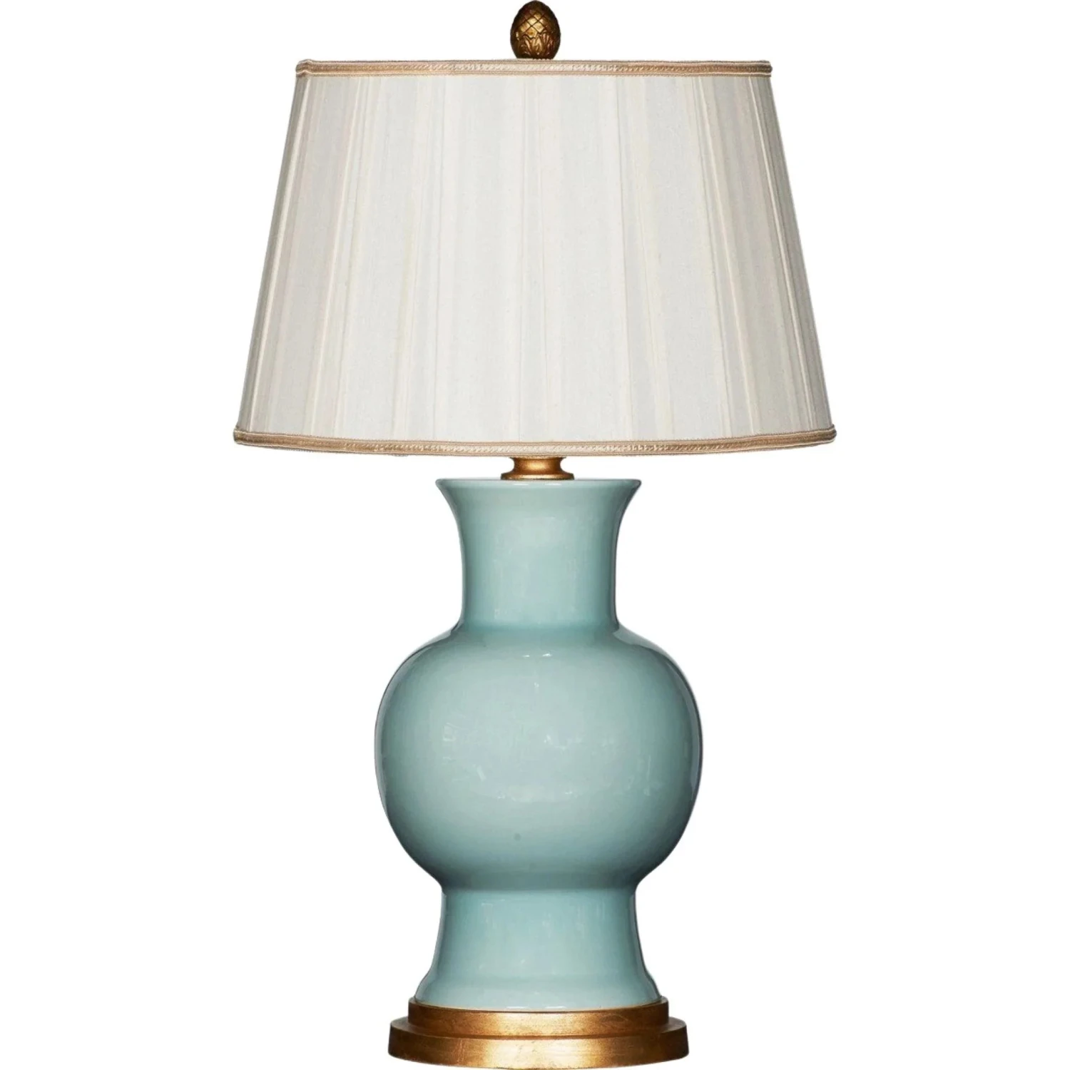 Juliette Celadon Table Lamp With Shade 1 Juliette Celadon Table Lamp With Shade