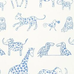 Schumacher Jungle Animal Kids Fabric