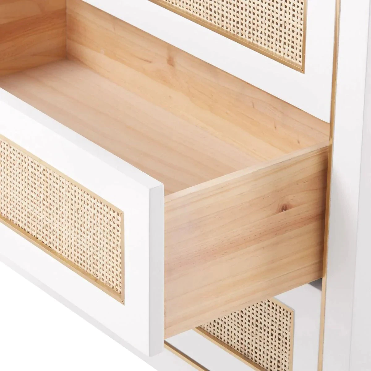 Karen 6-Drawer Extra Large Cabinet In Vanilla Lacquer 6 Karen 6-Drawer Extra Large Cabinet In Vanilla Lacquer - Image 6