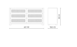 Karen 6-Drawer Extra Large Cabinet In Vanilla Lacquer 13 Karen 6-Drawer Extra Large Cabinet In Vanilla Lacquer -Famous Furniture Store karen 6 drawer extra large cabinet in vanilla lacquer dressers and armoires the well appointed house 7