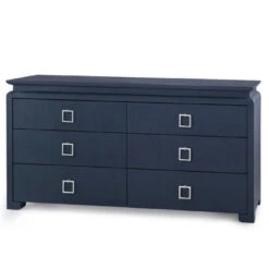 Lacquered Heavy Linen Storm Blue Elina Six Drawer Dresser With Custom Pull Option 28 Lacquered Heavy Linen Storm Blue Elina Six Drawer Dresser With Custom Pull Option -Famous Furniture Store lacquered heavy linen storm blue elina six drawer dresser with custom pull option dressers and armoires the well appointed house 10