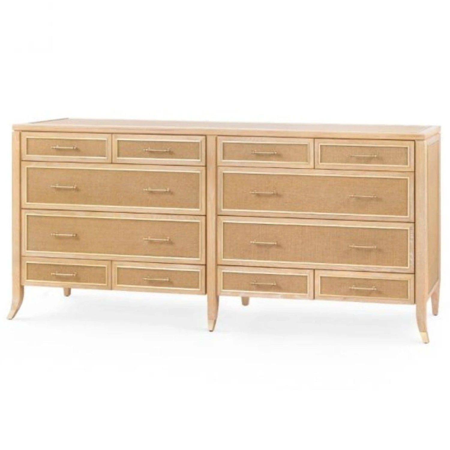 Lacquered Oak 12 Drawer Paulina Dresser 1 Lacquered Oak 12 Drawer Paulina Dresser