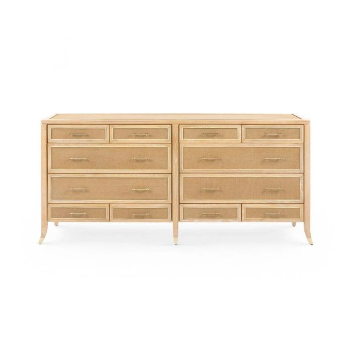 Lacquered Oak 12 Drawer Paulina Dresser 2 Lacquered Oak 12 Drawer Paulina Dresser - Image 2