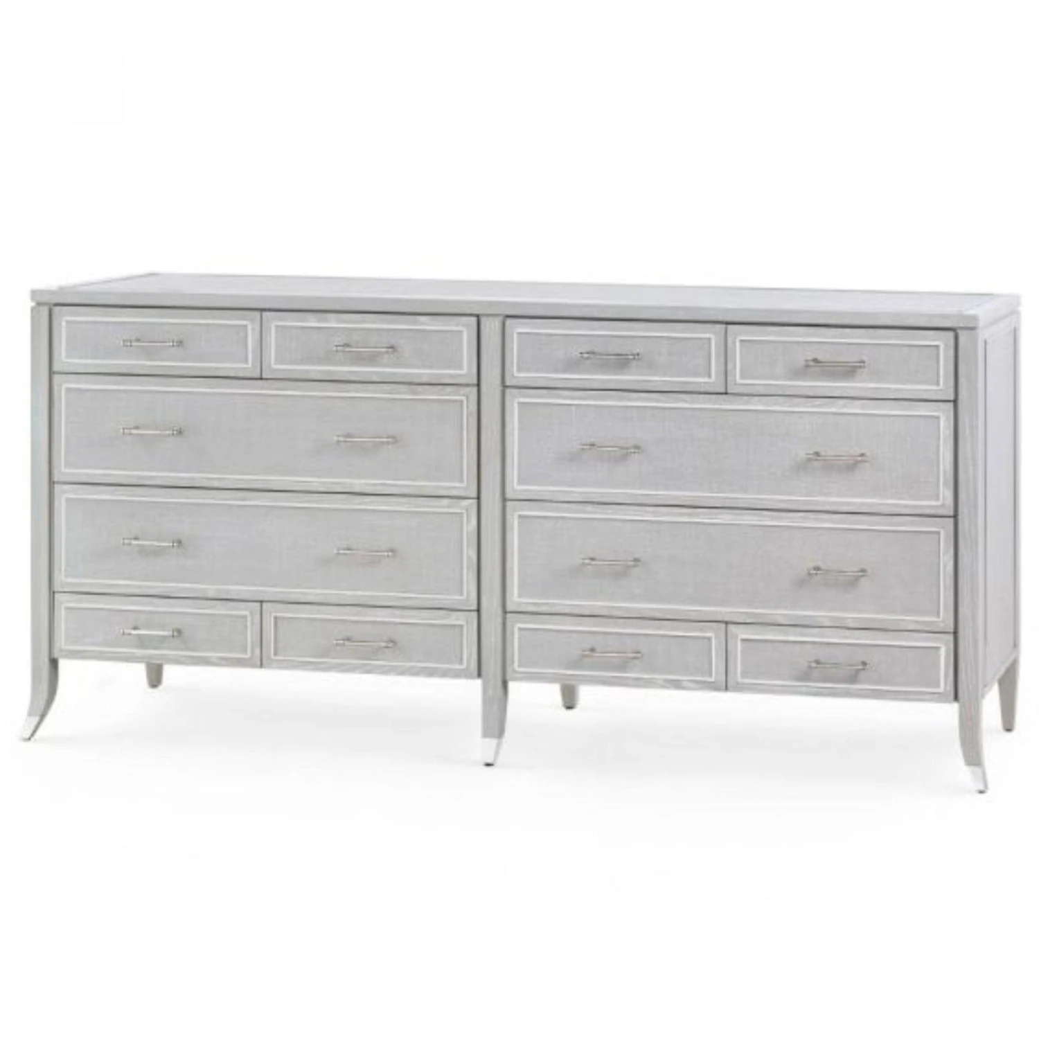 Lacquered Oak 12 Drawer Paulina Dresser 8 Lacquered Oak 12 Drawer Paulina Dresser - Image 8