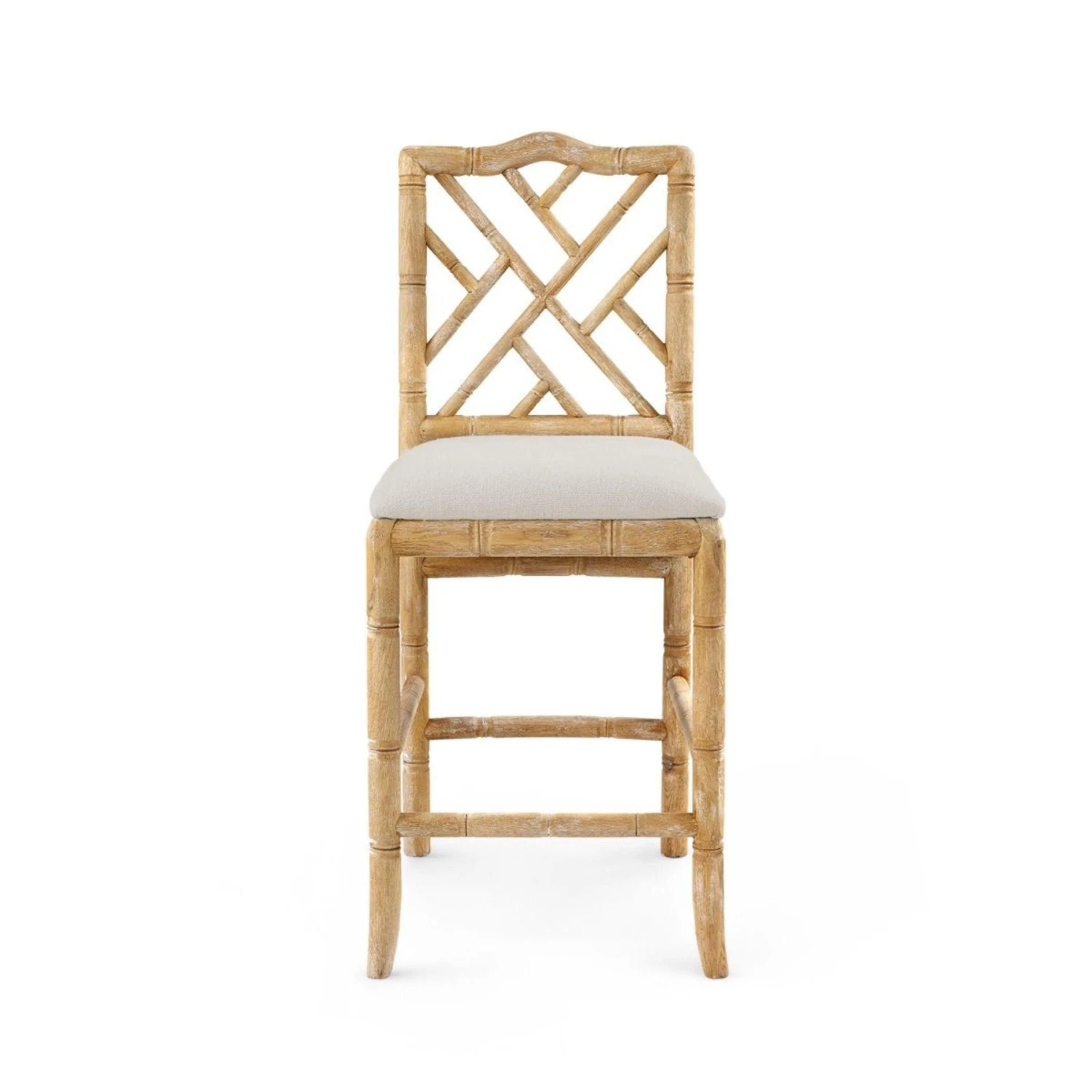Lacquered Oak Bamboo Fretwork Hampton Counter Stool 14 Lacquered Oak Bamboo Fretwork Hampton Counter Stool - Image 14