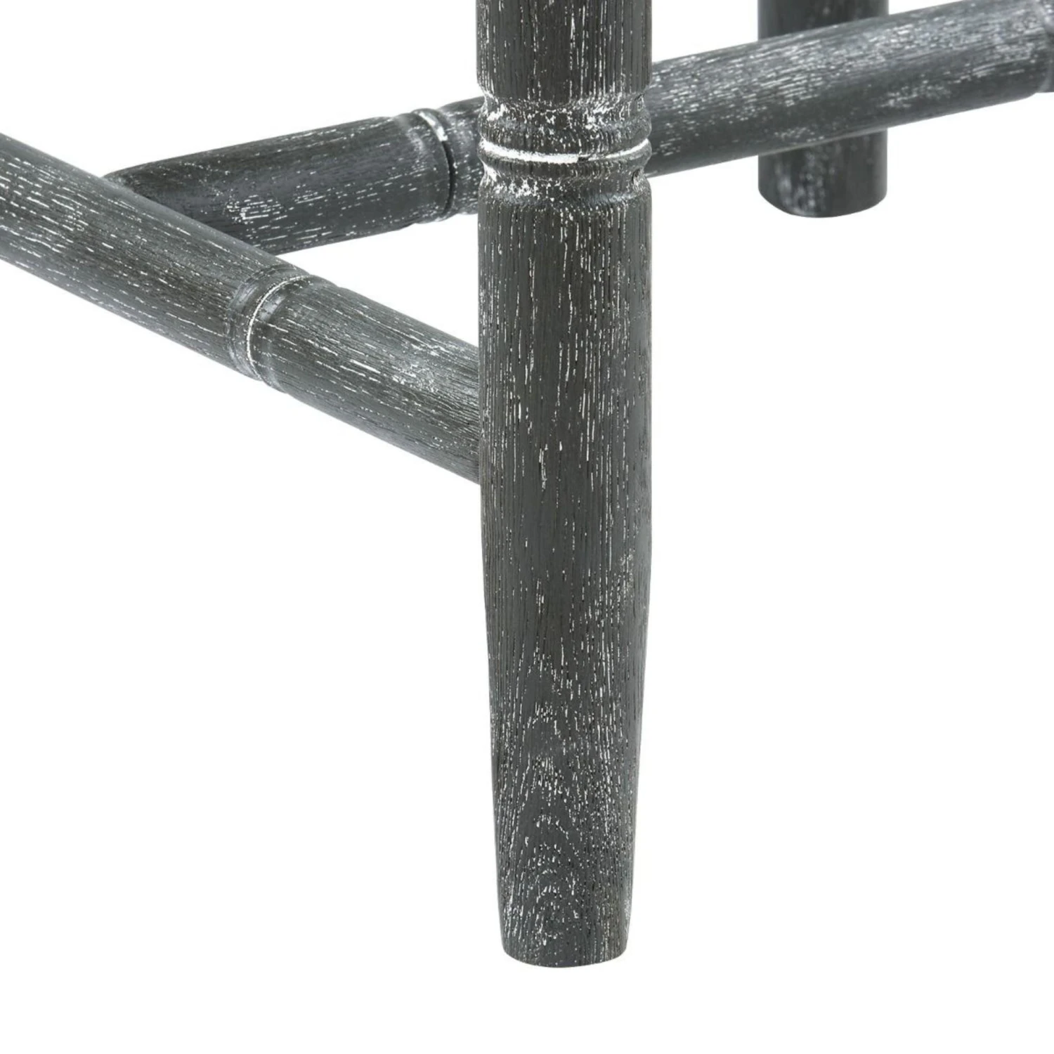 Lacquered Oak Bamboo Fretwork Hampton Side Chair 12 Lacquered Oak Bamboo Fretwork Hampton Side Chair - Image 12