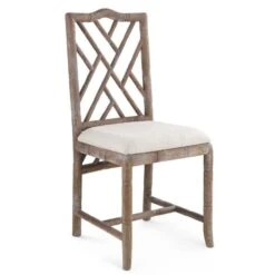 Lacquered Oak Bamboo Fretwork Hampton Side Chair 38 Lacquered Oak Bamboo Fretwork Hampton Side Chair -Famous Furniture Store lacquered oak bamboo fretwork hampton side chair dining chairs the well appointed house 19