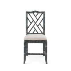 Lacquered Oak Bamboo Fretwork Hampton Side Chair 27 Lacquered Oak Bamboo Fretwork Hampton Side Chair -Famous Furniture Store lacquered oak bamboo fretwork hampton side chair dining chairs the well appointed house 8