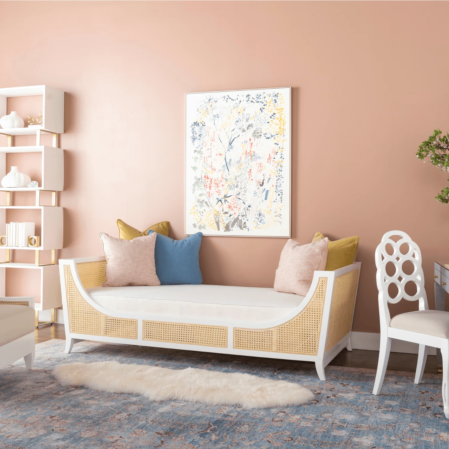 Lacquered Wood Alyssa Daybed 2 Lacquered Wood Alyssa Daybed - Image 2