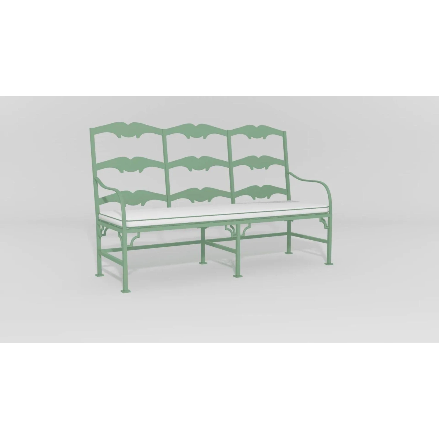 Ladderback Design 3 Seat Garden Bench 1 Ladderback Design 3 Seat Garden Bench