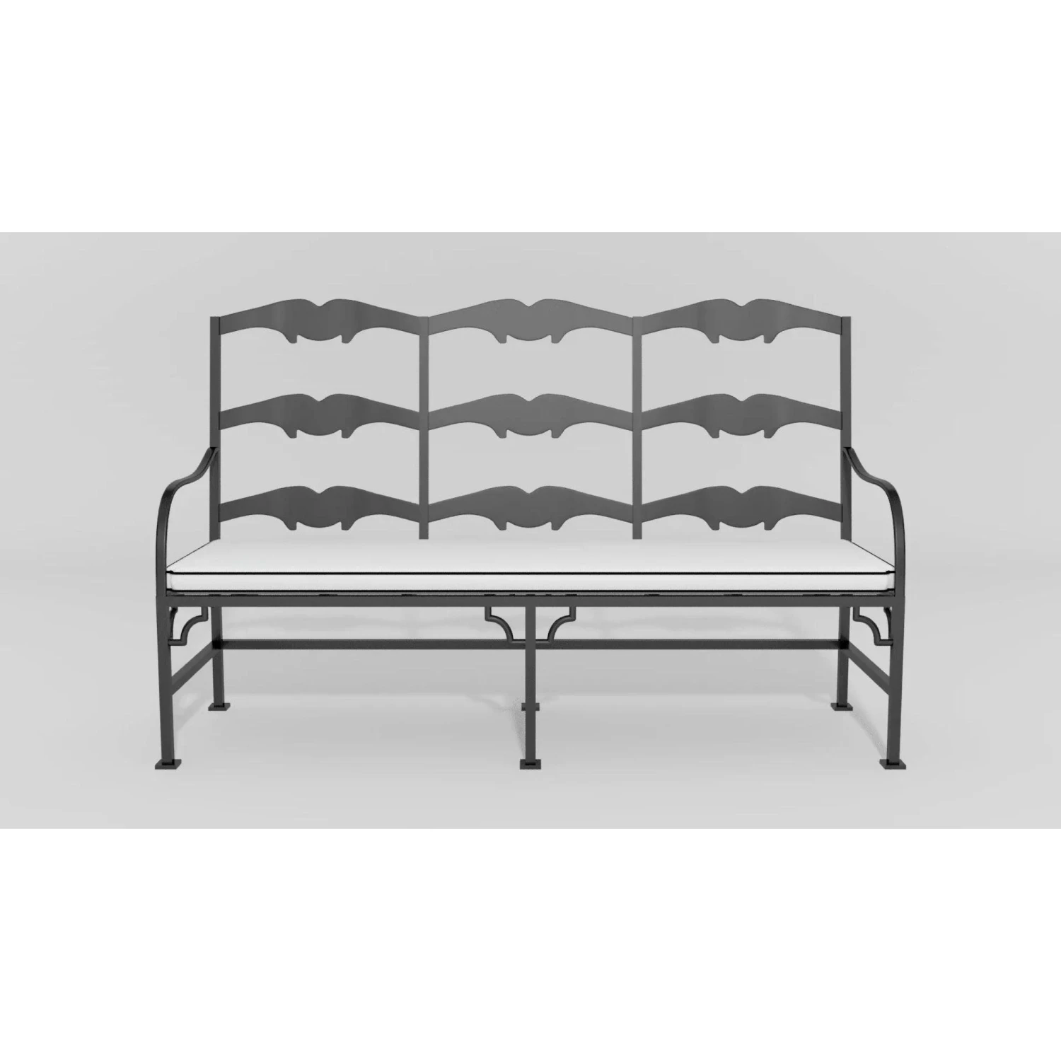 Ladderback Design 3 Seat Garden Bench 4 Ladderback Design 3 Seat Garden Bench - Image 4