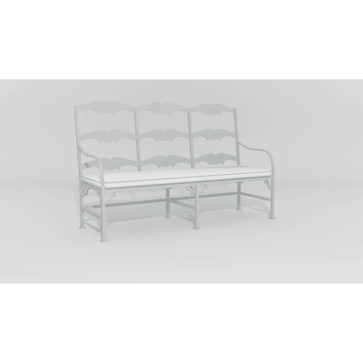 Ladderback Design 3 Seat Garden Bench 6 Ladderback Design 3 Seat Garden Bench - Image 6