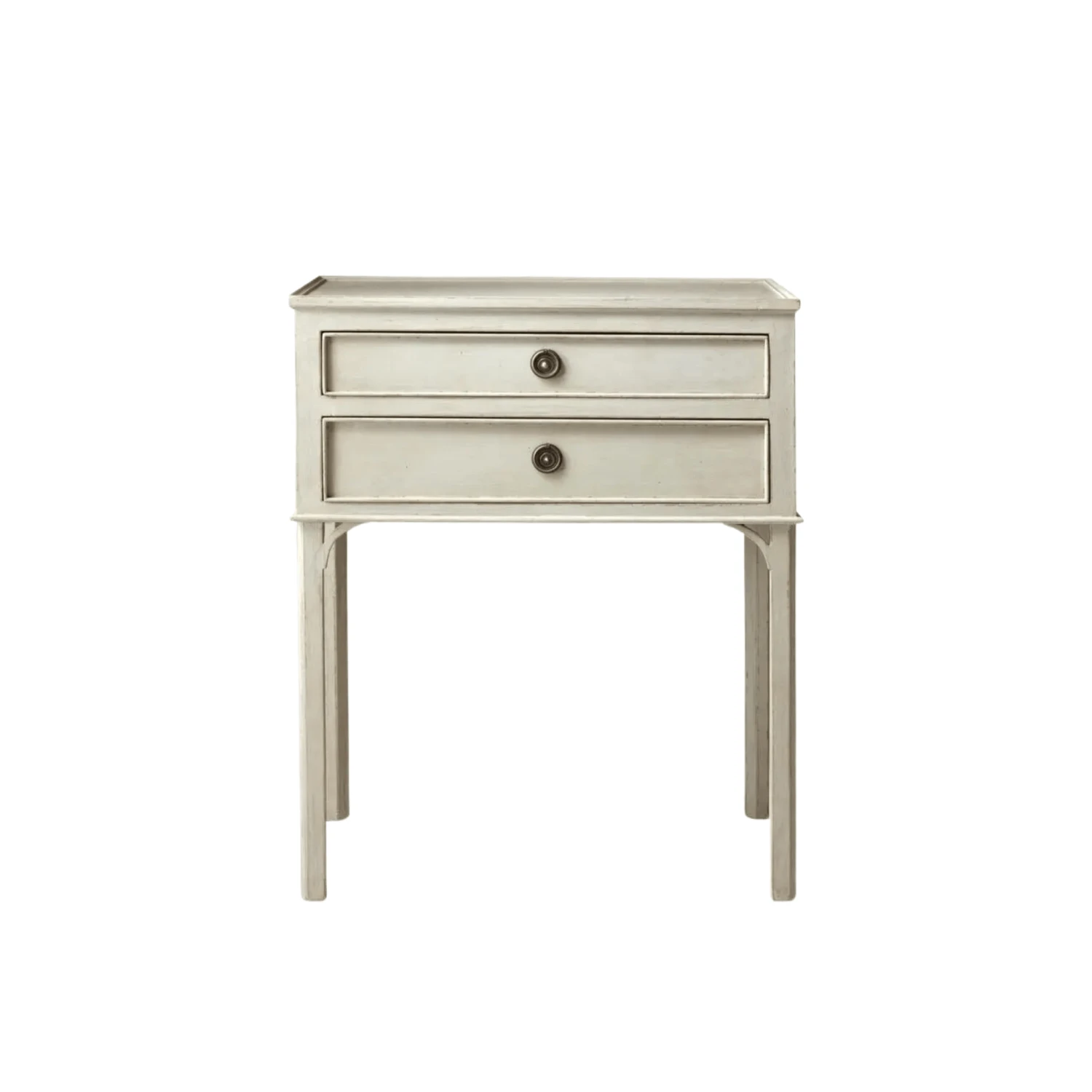 Large Hand Carved Two Drawer Teak Bedside Table - Available In Multiple Finishes 2 Large Hand Carved Two Drawer Teak Bedside Table - Available In Multiple Finishes - Image 2