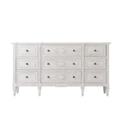 Laurent Nine Panel Drawer Dresser With Antique Pewter Pulls 7 Laurent Nine Panel Drawer Dresser With Antique Pewter Pulls -Famous Furniture Store laurent nine panel drawer dresser with antique pewter pulls dressers and armoires the well appointed house 3