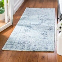Safavieh Light Blue & Navy Hand Tufted Transitional Area Rug -Famous Furniture Store light blue and navy hand tufted transitional area rug rugs the well appointed house 11 8eb83a34 2116 40fa b600 898eb0f3bdfc