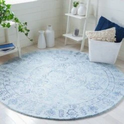 Safavieh Light Blue & Navy Hand Tufted Transitional Area Rug -Famous Furniture Store light blue and navy hand tufted transitional area rug rugs the well appointed house 3 dadb38cc fd21 4034 aa27 8e64e49a2fcc