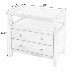 Light Natural Finish Two Drawer Wide Nightstand 13 Light Natural Finish Two Drawer Wide Nightstand -Famous Furniture Store light natural finish two drawer wide nightstand nightstands and chests the well appointed house 6