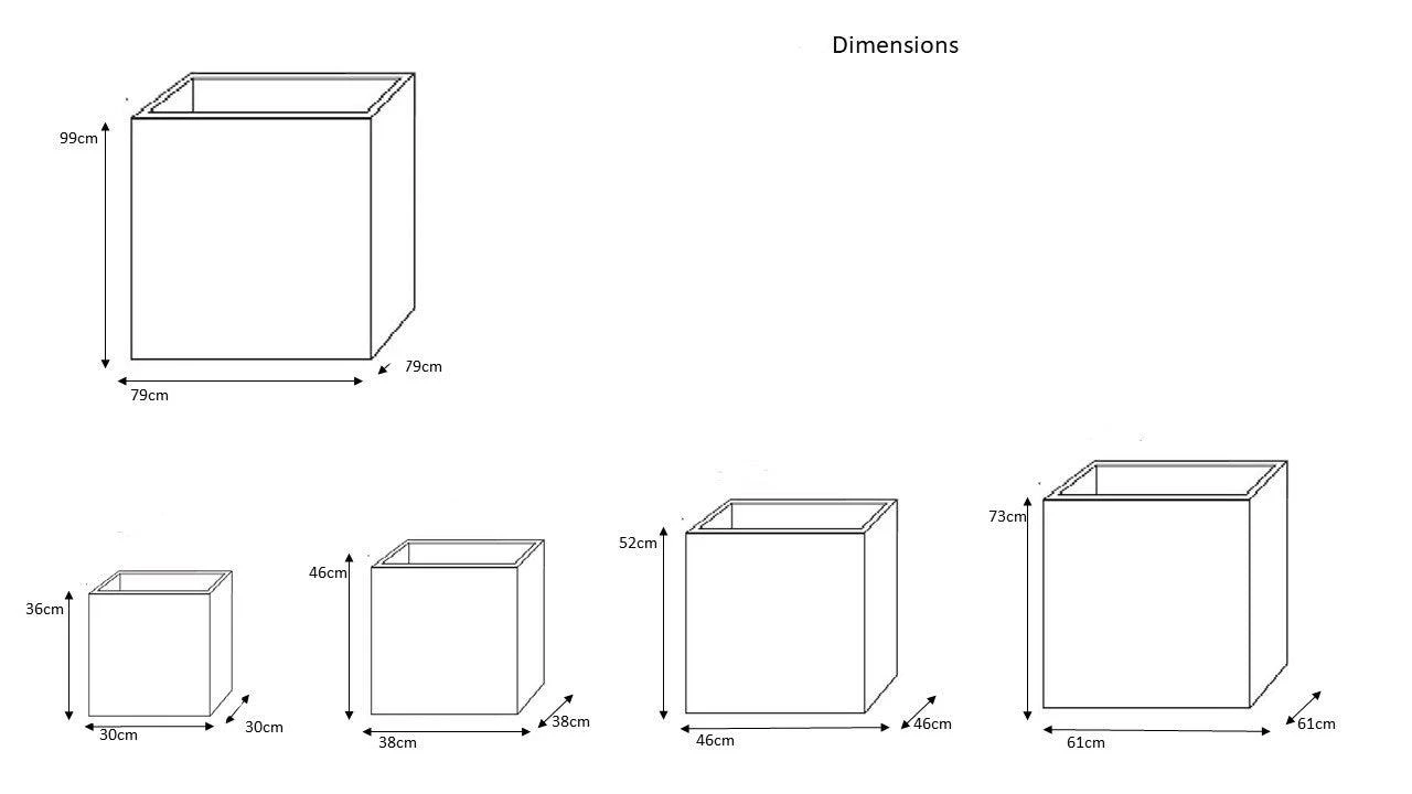 London Outdoor Garden Planter In White 6 London Outdoor Garden Planter In White - Image 6