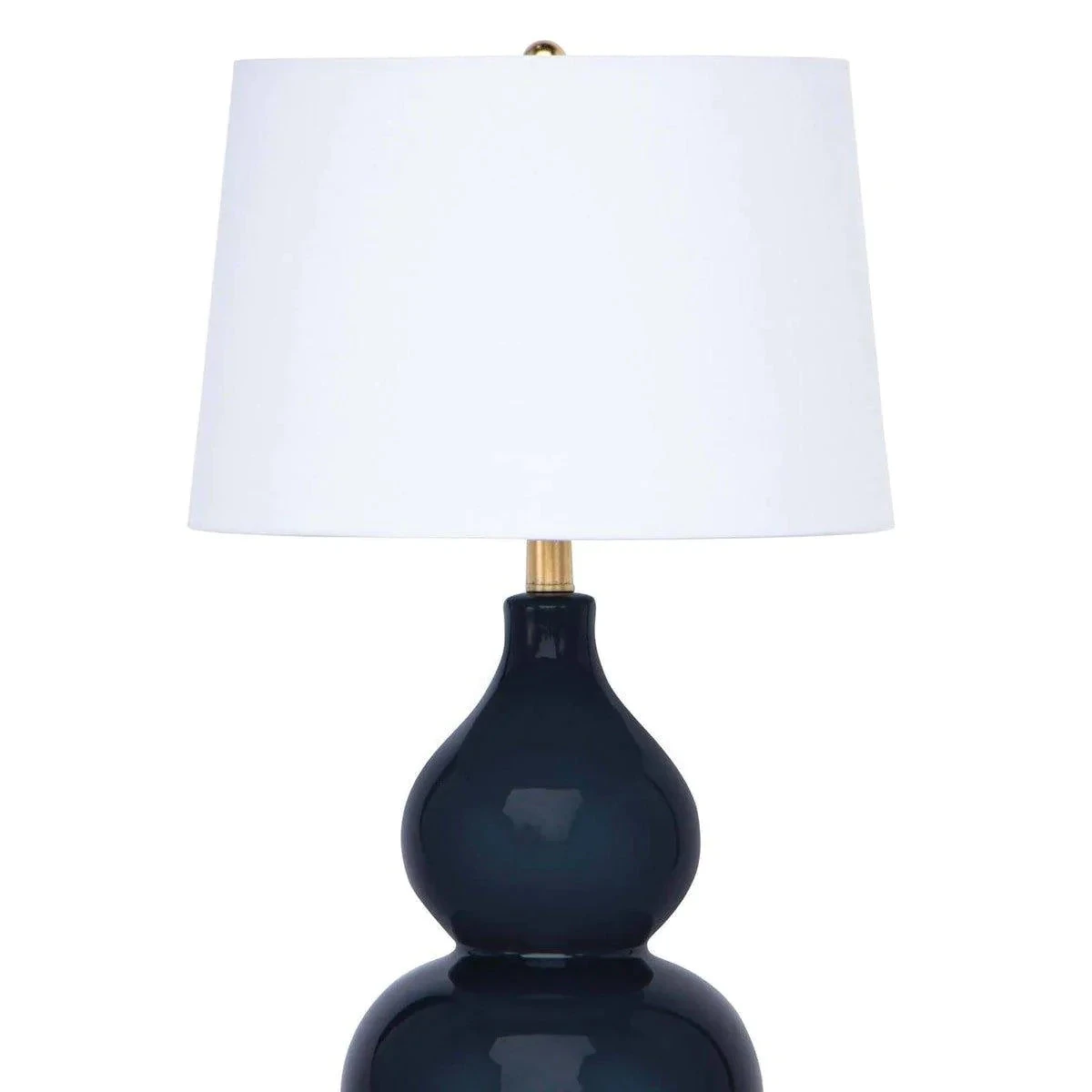 Madison Ceramic Table Lamp (Navy) 3 Madison Ceramic Table Lamp (Navy) - Image 3