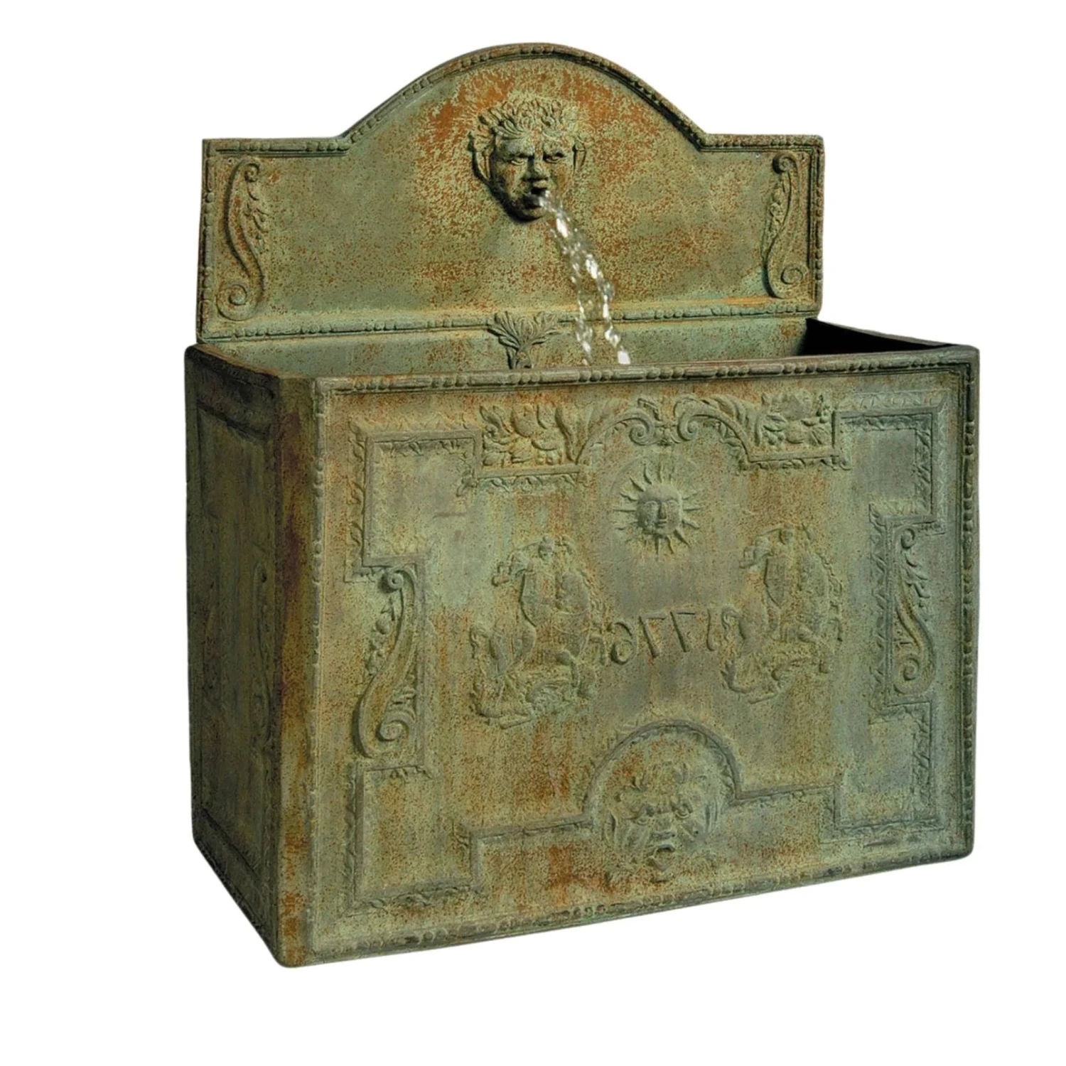 Medieval Garden Tank Fountain 1 Medieval Garden Tank Fountain