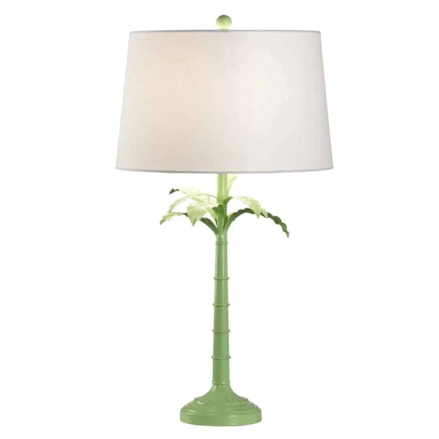 Meg Braff Green Palm Frond Table Lamp 1 Meg Braff Green Palm Frond Table Lamp