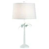 Meg Braff White Palm Frond Table Lamp