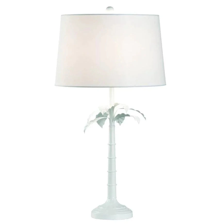 Meg Braff White Palm Frond Table Lamp 1 Meg Braff White Palm Frond Table Lamp