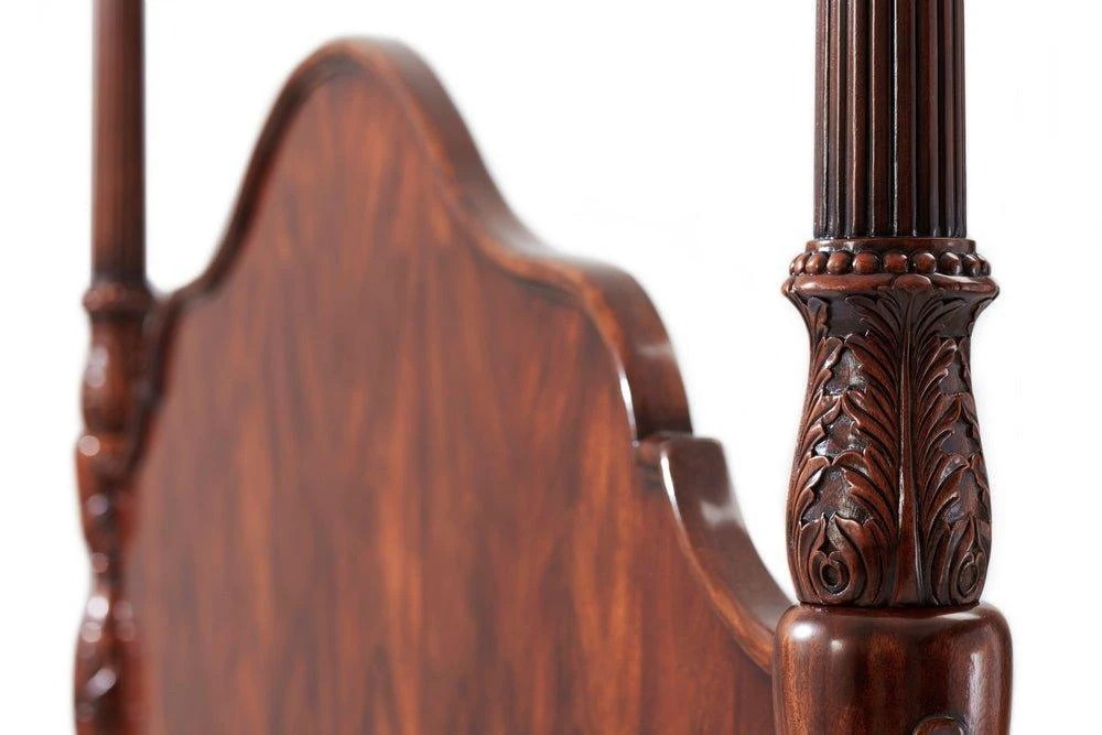Middleton Rice Four Poster Mahogany King Bed 3 Middleton Rice Four Poster Mahogany King Bed - Image 3