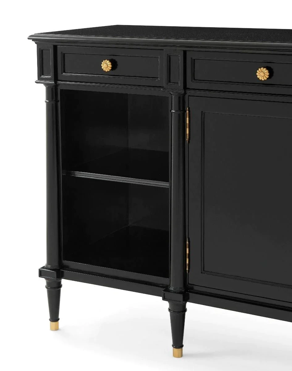 Modern Andrew Buffet Cabinet With Brass Accents 9 Modern Andrew Buffet Cabinet With Brass Accents - Image 9