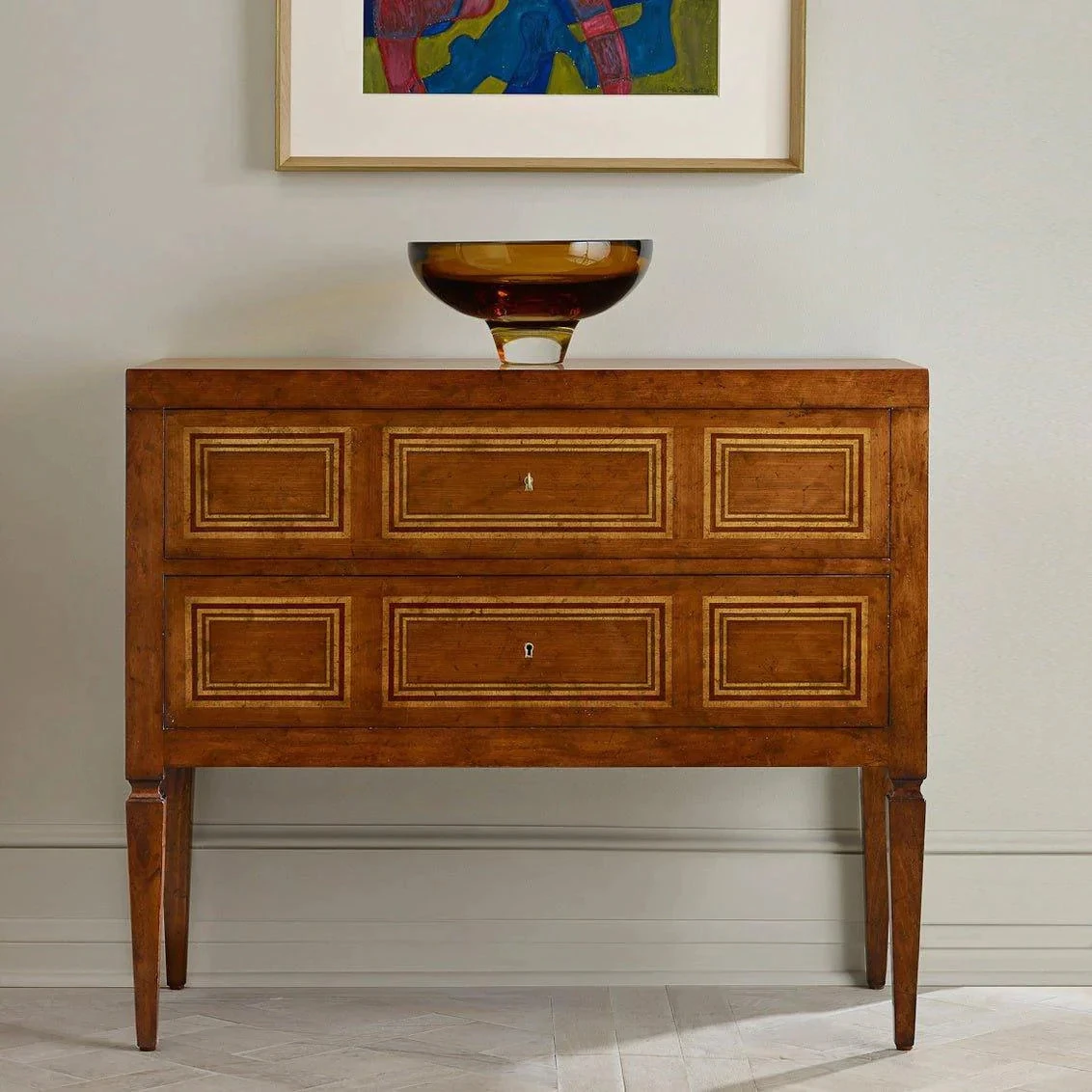 Milan Fruitwood Commode 2 Milan Fruitwood Commode - Image 2
