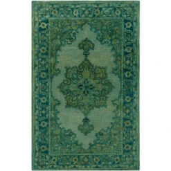 Mykonos Rug In Green - Available In A Variety Of Sizes