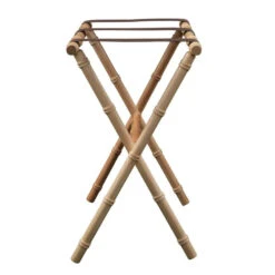 Natural Bamboo Inspired Wood Luggage Rack With 3 Brown Nylon Straps 7 Natural Bamboo Inspired Wood Luggage Rack With 3 Brown Nylon Straps -Famous Furniture Store natural bamboo inspired wood luggage rack with 3 brown nylon straps end of bed the well appointed house 3 298ac0ed 2eed 4425 8388 eae2d0106864