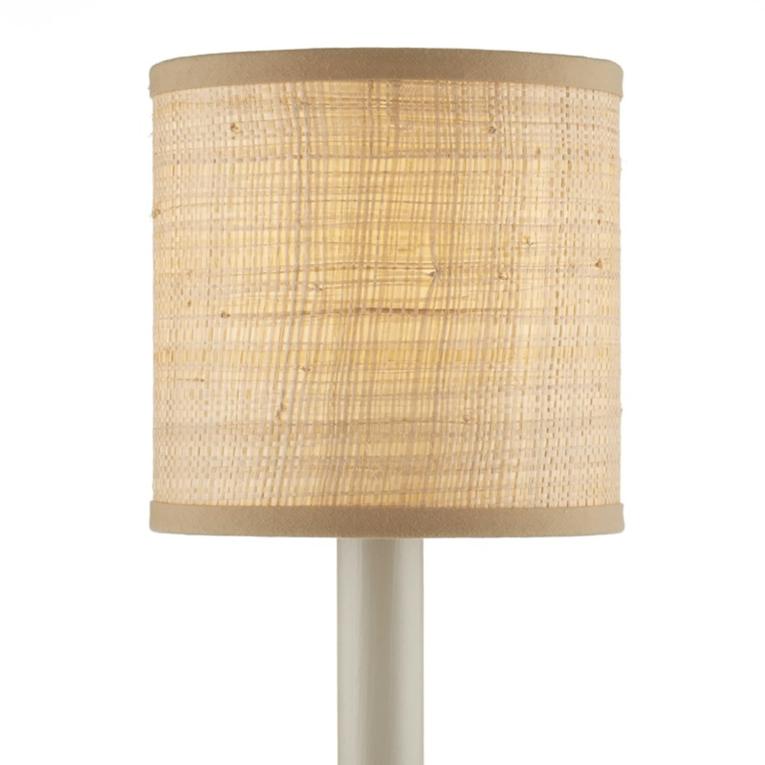 Natural Grasscloth Drum Chandelier Shade 4 Natural Grasscloth Drum Chandelier Shade - Image 4